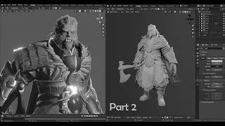 Blender - Warrior Character Modeling - Part 2