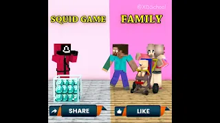 Should Herobrine Join Squid Game Or Stay With His Family? 🤔️