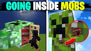 Minecraft But I can go inside mobs 🔥