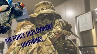 ISSUED AIR FORCE DEPLOYMENT GEAR / WHAT TO PACK FOR DEPLOYMENT