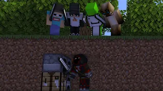 BadBoyHalo VS 4 Hunters (Minecraft Manhunt)