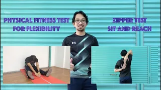 PHYSICAL FITNESS TEST FOR FLEXIBILITY | ZIPPER TEST | SIT AND REACH