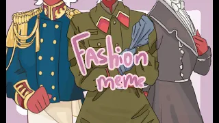 RUS FASHION MEME  countryhumans  (russian clothers)