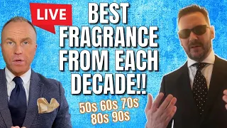 BEST MEN'S FRAGRANCE FROM EACH DECADE - 20th Century- FRAGRANCE LIVESTREAM