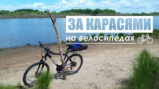 За карасями на велосипедах.