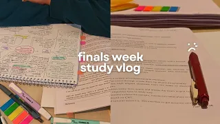 A-typical final exam week study vlog