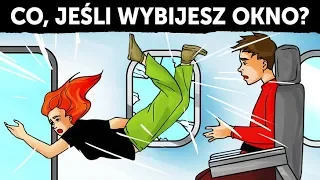 Co, jeśli ktoś wybije szybę w samolocie?