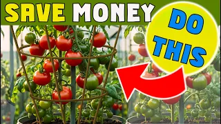 SAVE MONEY by making your own EASY DIY tomato cage.