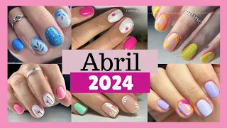 Tendencias en Uñas Cortas para Abril 2024  los diseños más bonitos