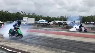 Memorial Day Drag Fun!! Honda Dio Battle~