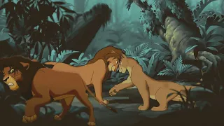 Kovu &Simba Forbidden love💔 Crossover [part 2]