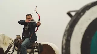 Hitting a Bullseye from a Galloping Horse