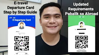 E-TRAVEL DEPARTURE CARD REGISTRATION STEP BY STEP GUIDE | ETRAVEL.GOV.PH TUTORIAL.