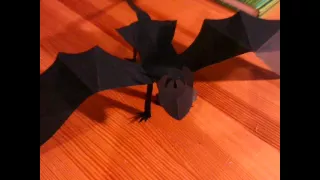 How to make a paper Night Fury? (Toothless)