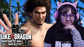 Ichiban's Viral Moment | Like A Dragon Infinite Wealth Part 13 | First Playthrough | AGirlAndAGame