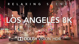 Driving Saturday Nightlife of Los Angeles 8K HDR Dolby Vision - Venice to Downtown LA (Los Santos)