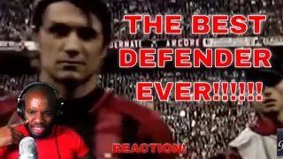 AMERICAN REACTS TO PAOLO MALDINI - GREATEST DEFENDER EVER!!!