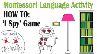 Montessori Language Activity - How to Play Montessori "I Spy" Game