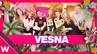 🇨🇿 Vesna "My Sister's Crown" INTERVIEW after Eurovision 2023 second rehearsal