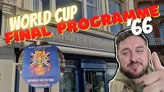 Buying an ORIGINAL WORLD CUP 1966 FINAL PROGRAMME! - Antique & Collectors Centre