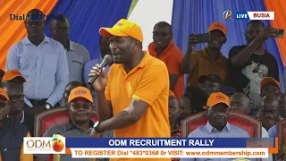 ODM reaps big as member recruitment drive in Busia highly successful