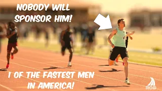 THIS sprinter with NO SPONSOR is 1 of USA’s FASTEST men! || He was NEVER supposed to be this FAST!