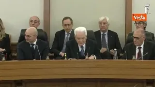 Elezione vicepresidente Csm, Mattarella: "Consiglio organo di garanzia per l'indipendenza della...