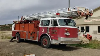 Another fire truck:  Dolores FPD (CO) 1981 American LaFrance.  #firetrucks