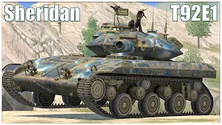 T92E1 & Sheridan ● WoT Blitz