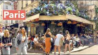 Paris France - HDR Walking in Paris - Hot Sunny  day in Paris- 4K HDR 60fps