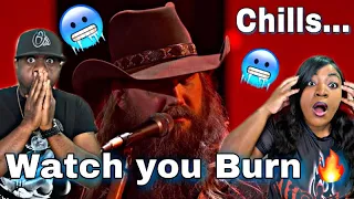 WE HAVE CHILLS, WE WERE IN VEGAS!!! CHRIS STAPLETON - WATCH YOU BURN (REACTION)