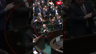 Komiczna reakcja Korwina-Mikke na Janusza Kowalskiego #shorts