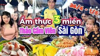 455. Sài Gòn - Đông nghẹt ở Lễ hội ẩm thực 3 miền “Non sông Thống nhất” tại Thảo Cầm Viên Sài Gòn