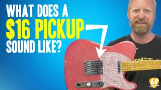 WHAT DOES A $16 PICKUPS SOUND LIKE? - Modding my $180 Leo Jaymz Telecaster shaped object.