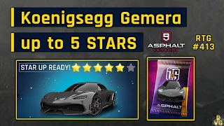 Asphalt 9 | Koenigsegg Gemera up to 5 STARS | RTG #413