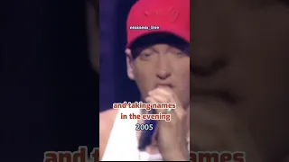 EMINEM performing 'Cleaning out my closet' over the years (2002-2013) #eminem #eminemlive #live