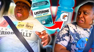 Replacing My Fiancé Gatorade with MouthWash Prank! *Hilarious Reaction*