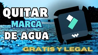 Como QUITAR MARCA De AGUA❌💧 FILMORA 2024 | GRATIS Y FÁCIL✅