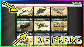 SO TEUER SIND DIE 10 GEHEIMEN FLUGZEUGE DES SMUGGLERS RUN DLC'S IN GTA 5 ONLINE | 1.41