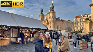 Prague Day Walk - 2023 | Palladium Mall to Old Town | Czech Walking Tour [4K HDR]