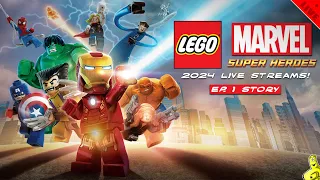 LEGO Marvel Super Heroes: 2024 LIVE STREAMS Ep. 1 STORY (on Xbox Series X) - HTG