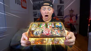 OPENING KONAMI'S *NEW* YU-GI-OH! 25TH ANNIVERSARY TIN OF DUELING HEROES ANIME BOX! (New Rarity)