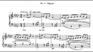 Carl Nielsen - Five Pieces for Piano, Op. 3 (1890) [Score-Video]