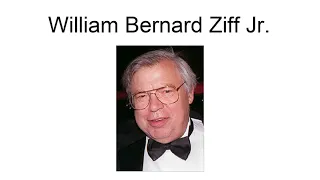 William Bernard Ziff Jr.