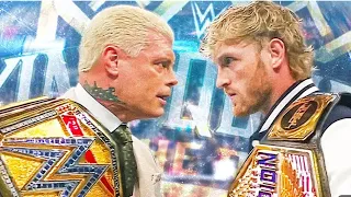 WWE2k24 Cody Rhodes vs Logan Paul champions vs champions match