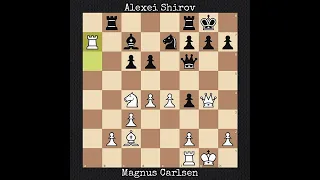 Magnus Carlsen vs Alexei Shirov | XXV SuperGM (2008)