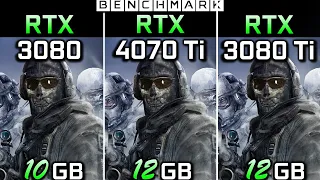 RTX 3080 vs RTX 4070 Ti vs RTX 3080 Ti // Test in 10 Games // 4K // Benchmark