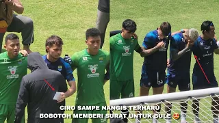 Rezaldi Hehanussa mendapat surat dari BOBOTOH!! Full momen setelah latihan PERSIB jelang vs Persija