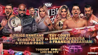 Paige VanZant/Scorpio Sky/Ethan Page v Tay/Sammy/Kaz | AEW Double or Nothing, LIVE! Tonight on PPV