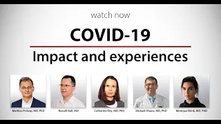 COVID-19 Impact and experiences - Webinar